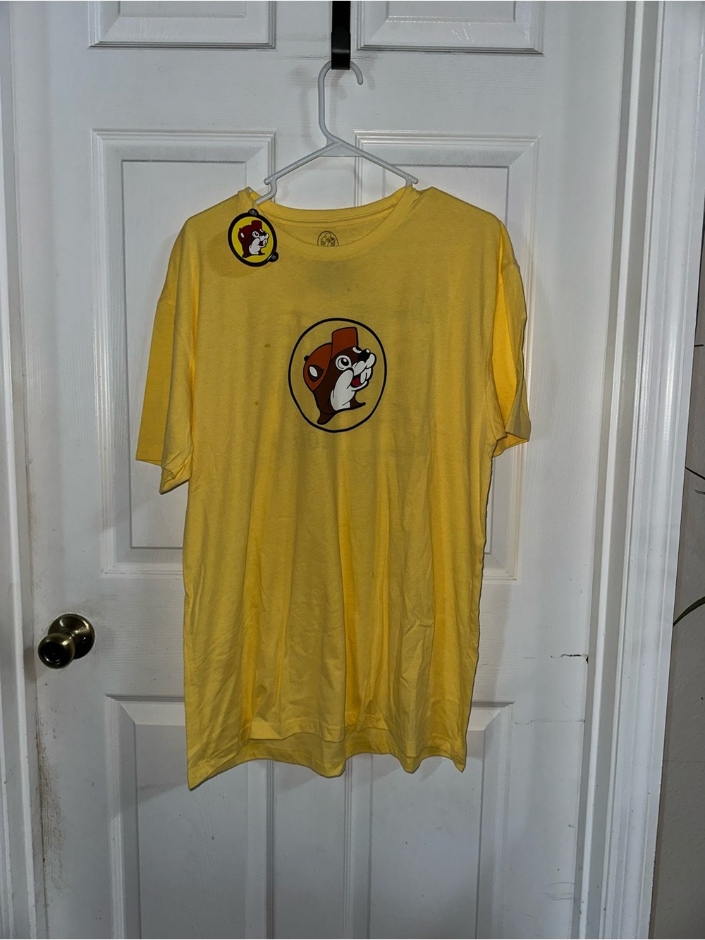 NWT Buc-ee's Yellow Logo T‑Shirt Size XL Adult